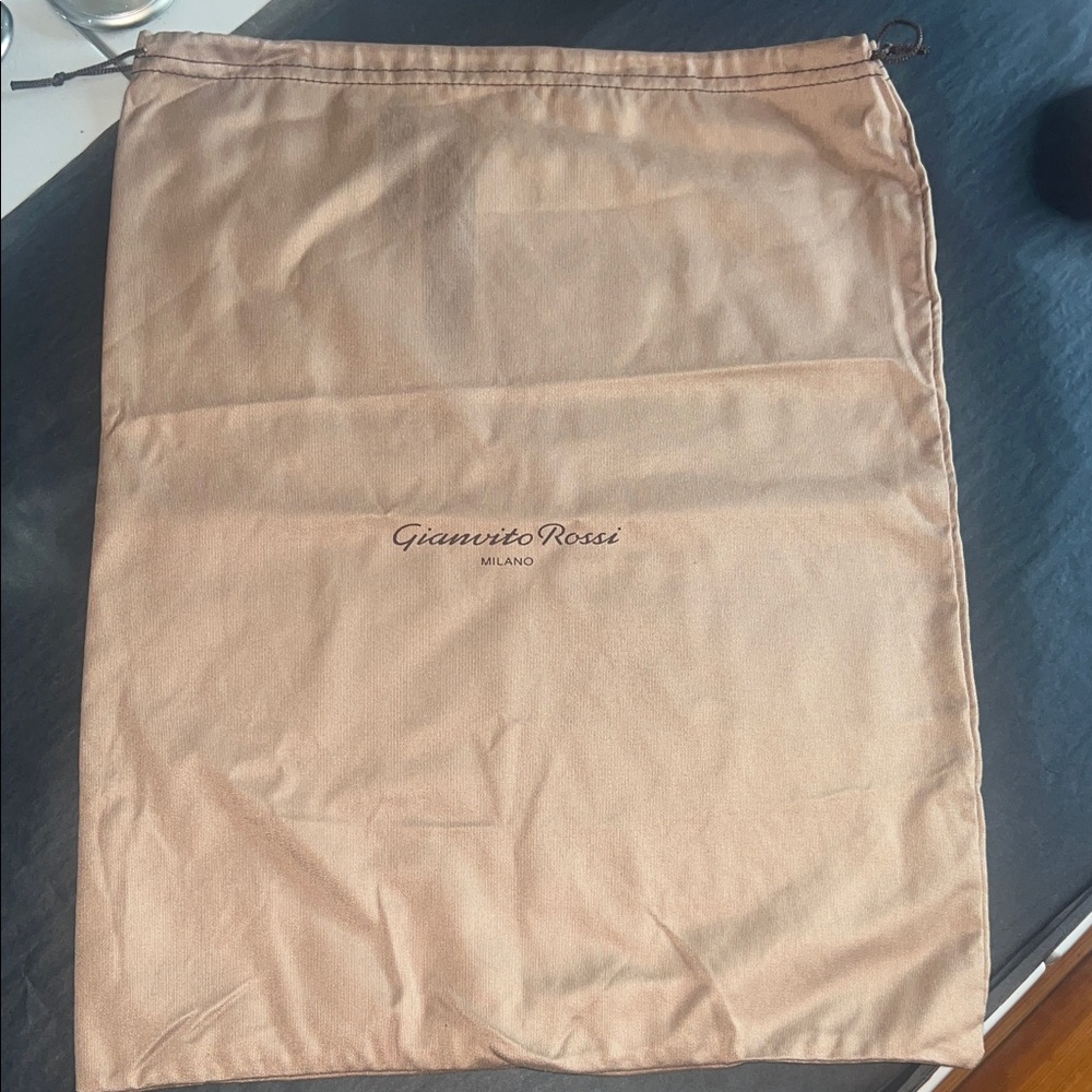 Gianvito Rossi Tan Dust Bag